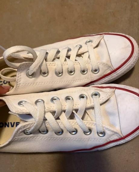 Biele conversy, converse,38