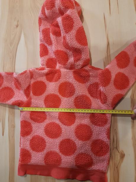 Teplá mikina s bodkami, next,98