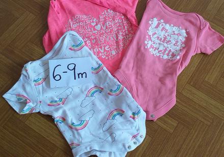 Balík 2x body + tričko, 68–80