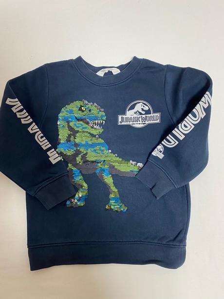 H&m mikina s dinosaurom, h&m,104