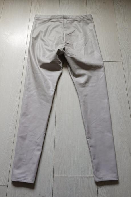 Legíny koženkového vzhľadu h&m, h&m,m