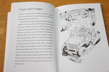 Nebezpečné hľadanie pokladu-v nemčine, 