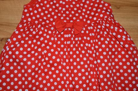 Krásne bodkované šatičky, h&m,80