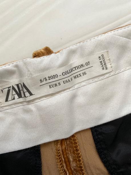 Zara - semišové nohavice, zara,s