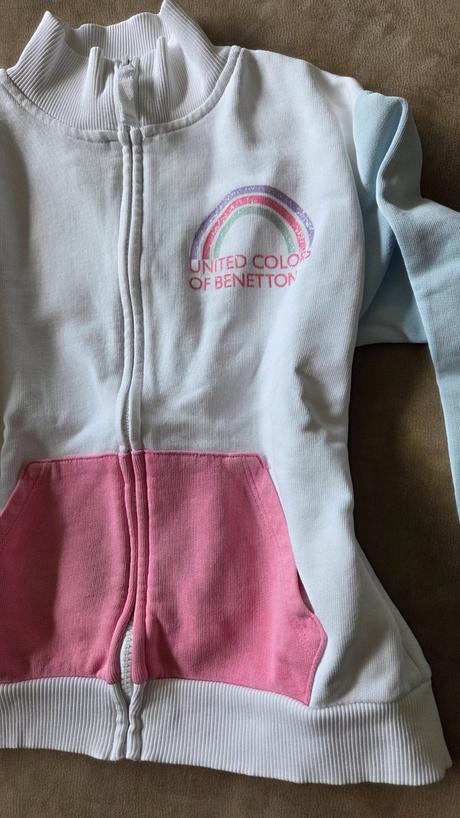 Bavlnená mikina veľ.134/140 benetton, benetton,134