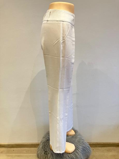Dámske biele nohavice (40), l