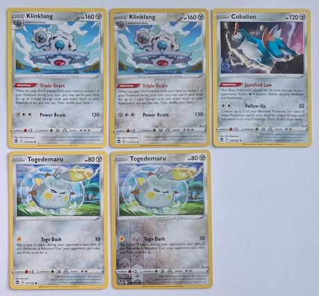 Pokémon karty "silver tempest" (8), 
