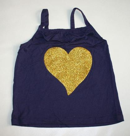 110/116 srdieckove h&m tricko,5-6 r., h&m,116