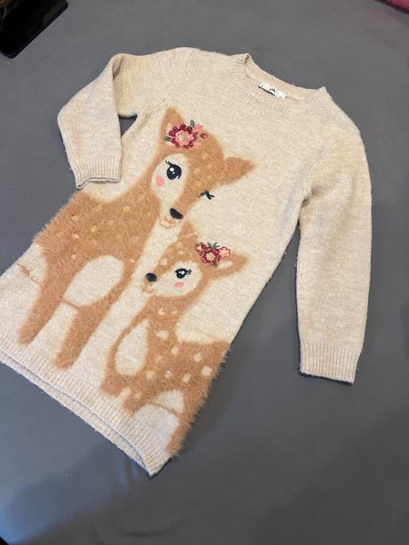 Svetrové šaty, c&a,122