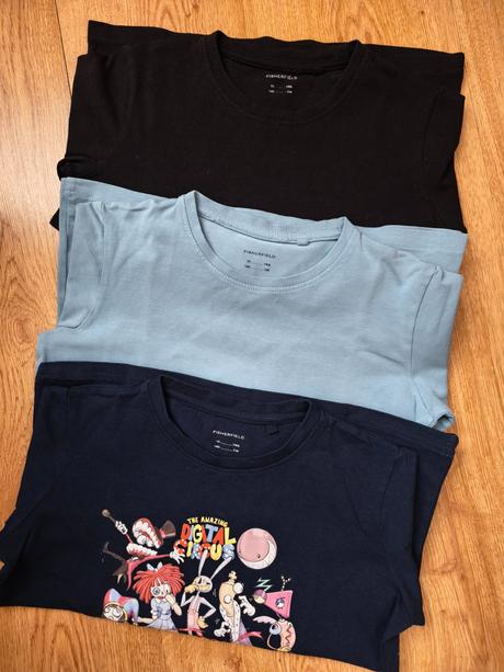 Tričko s dlhým rukávom 3ks / 140, gate,140