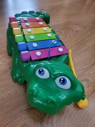 Fisher price xylofon krokodil, 