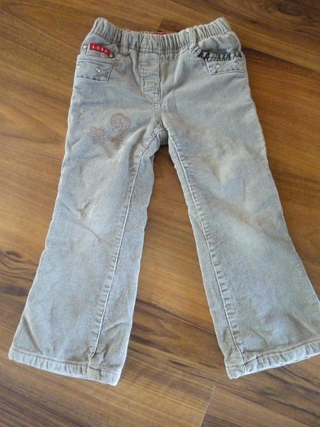 Hrubšie zateplené menčestráky, lusa,110