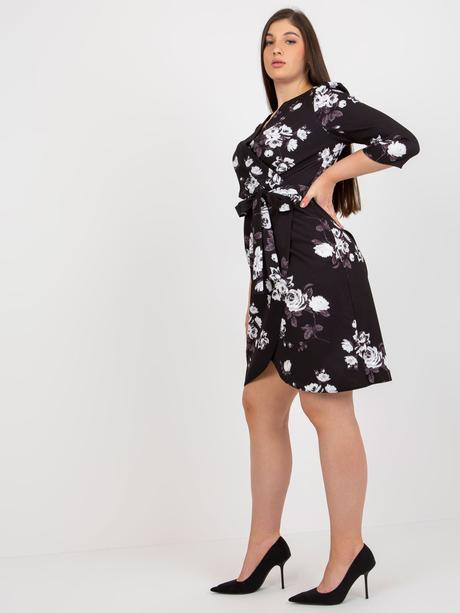 Dámske prekladané šaty plus size, 4xl / xxl / xxxl