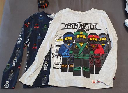 134/140 2ks lego ninjago, h&m,134
