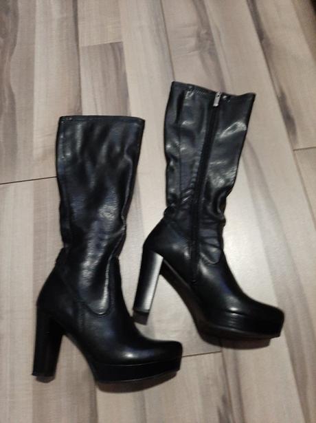 Čižmy kožené, lasocki,37