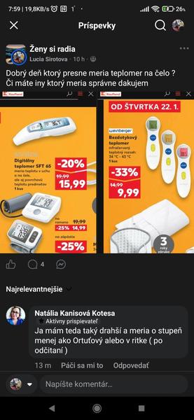 Presný a spoľahlivý bezdotykový teplomer