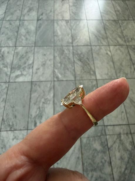 Pozlateny prsten airoldi jewerly - striebro,