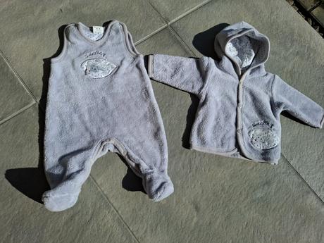 Teplé polodupačky +mikina 56 súprava, richelieu,56