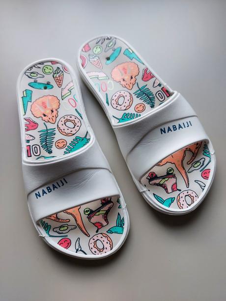 Detské šľapky z decathlon, nabaiji,33