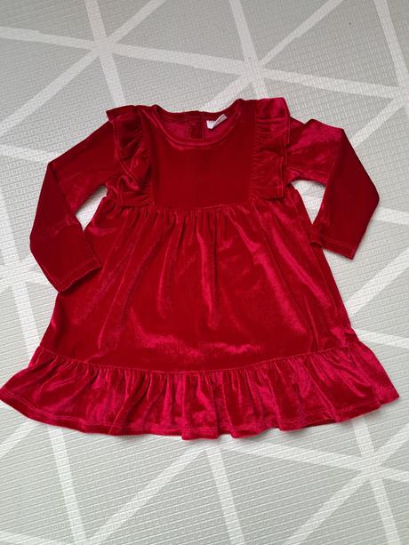 Krásne zamatové šaty, f&f,86