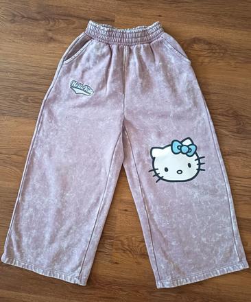 Široké tepláky hello kitty, reserved,128