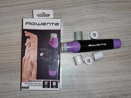 Elektrická leštička na nechty rowenta, 