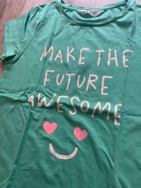 Tričko zelené 8-10 rokov, h&m,134