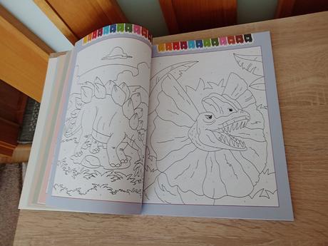 Maľovanie podľa čísel -dinosaury, 