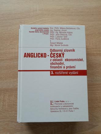 Anglicko-česky odborný slovník, 