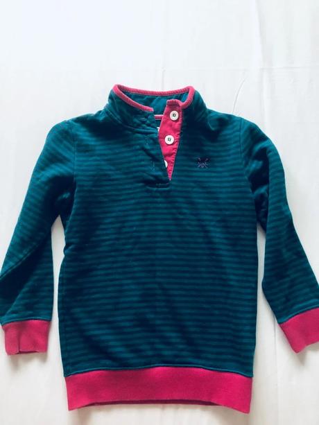 Dievčenská bavlnená mikina crew clothing co. 122, 122