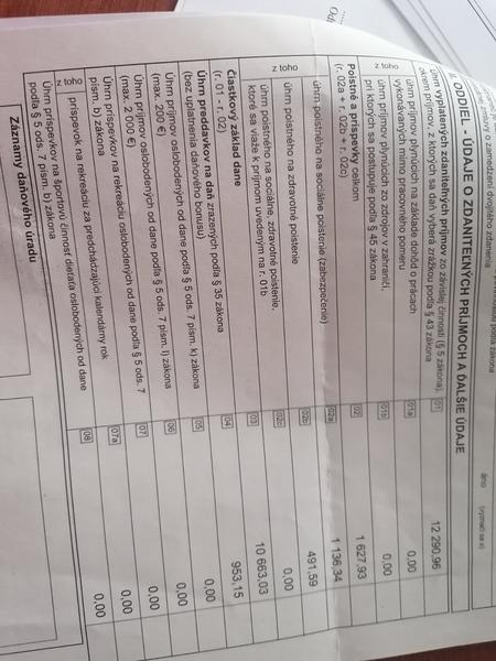 Správna interpretácia daňového priznania. Môže byť nulová refundácia?