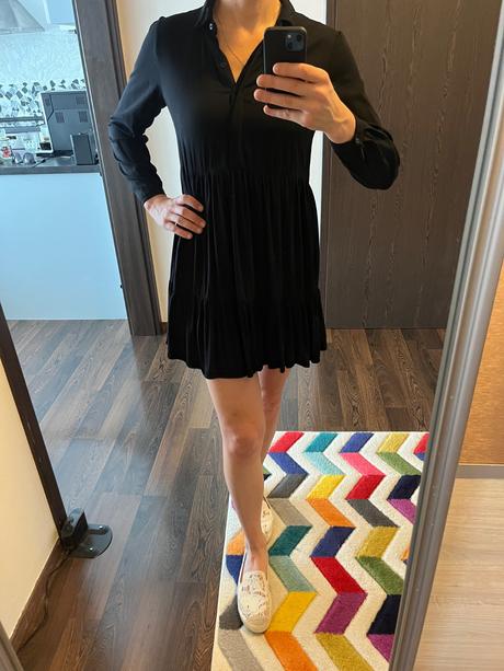 Mini saty s dlhym rukavom vila, s