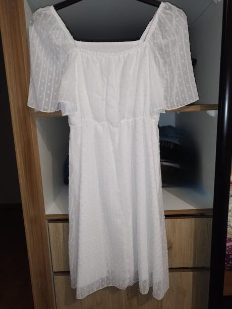 Biele slávnostné šaty veľ.14 rokov, 164