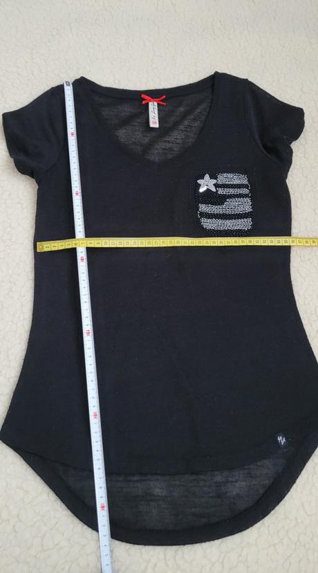 Čierne zn. tričko, xs