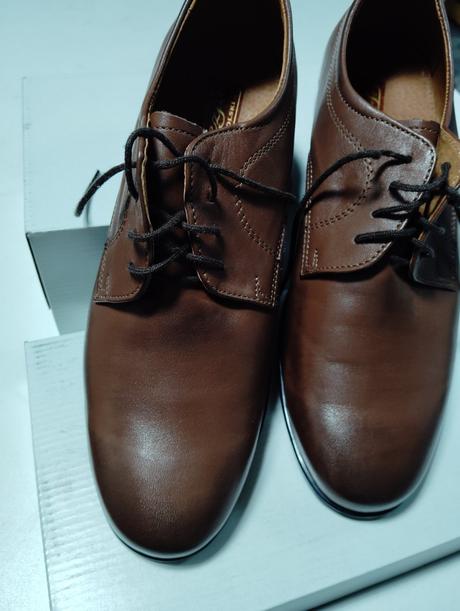 Kožené topánky do obleku, 38