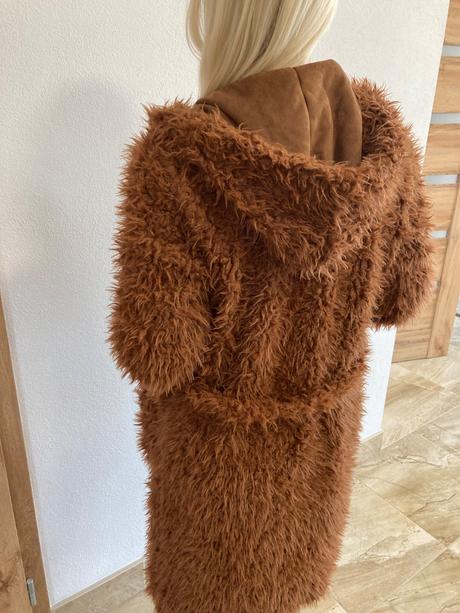 Kožušinkový sveter m/l, l