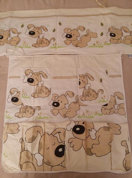 Vreckár na postieľku+ návlek na mantinel/hniezdo,