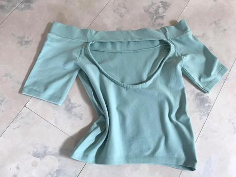 Bezšvové tričko pod lopatky, xs