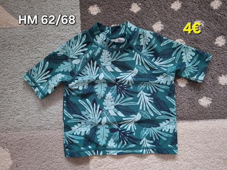 Uv tricko na kupanie 62/68, h&m,68