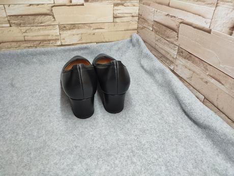 Gabor 38,5 - čierne celokožené lodičky, gabor,39