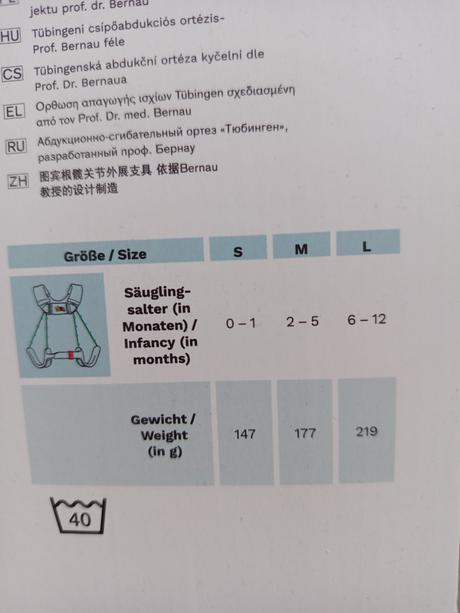 Ottobock tubingen orteza s, 