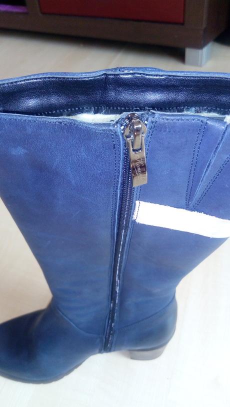 Kožené čižmy s aplikáciou nenosené zn. konopka, 38