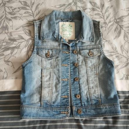 Dievčenská rifľová vesta, 140