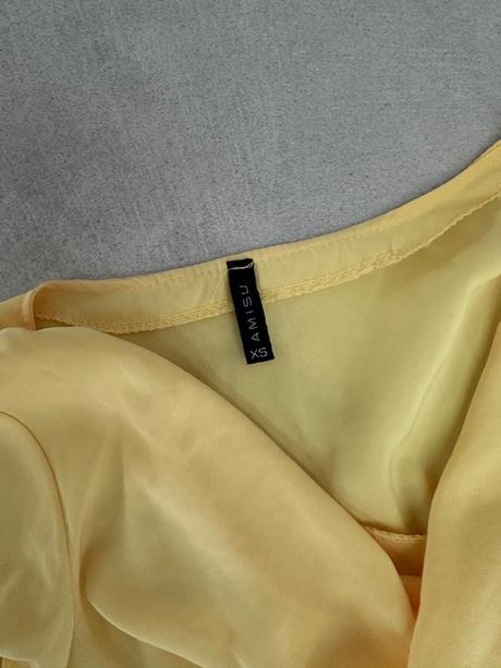 Žlté letné tričko, amisu,xs