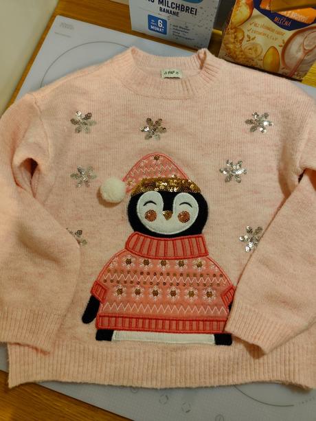 Vianočný sveter s tučniakom, f&f,134