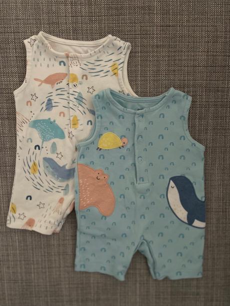 F&f sada 2x letný overal morský svet 62, f&f,62