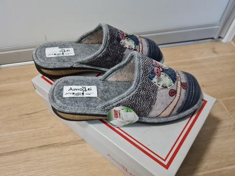 Domáca obuv - papuče veľ. 38 , nové, 38