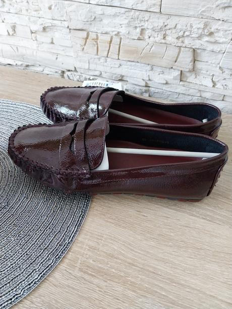 Burgundy topánky veľ.38, 38