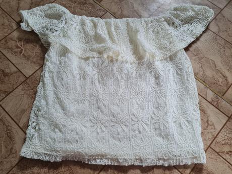 Čipkovaný top, s
