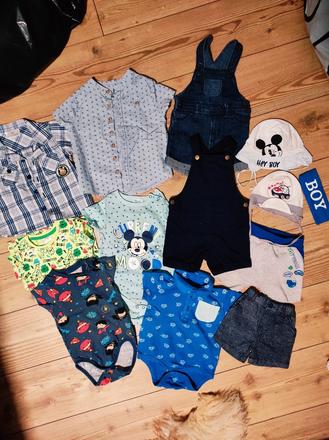 Chlapčenské letné oblečenie, 68–80